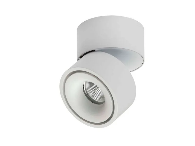 Easy W100 LED-spot, 2700K, 10,5 cm, wit, met kabelopening fra Antidark – produktbillede