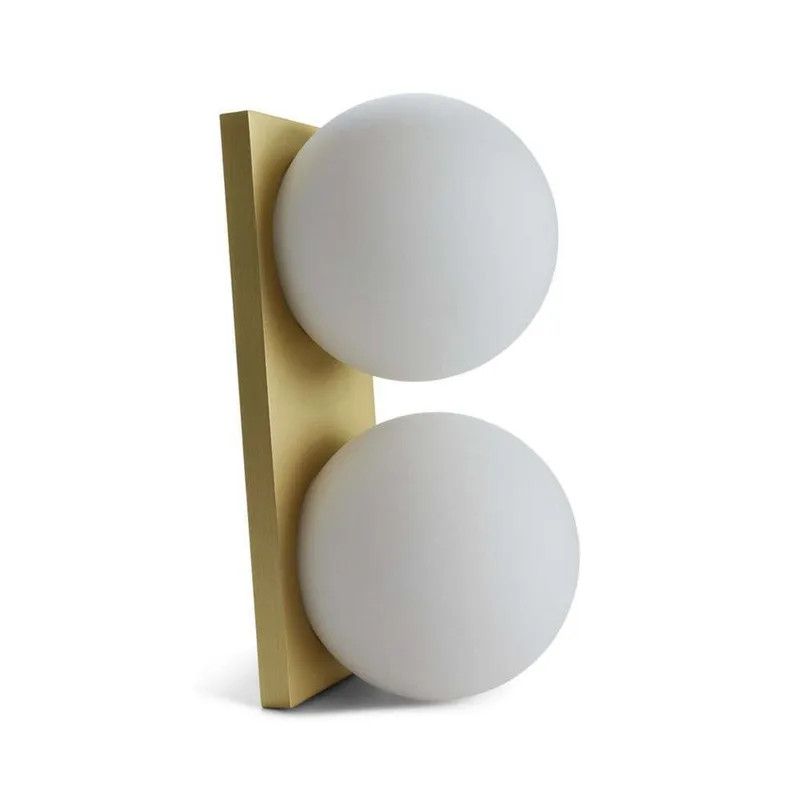 Palla C2135 LED plafondlamp, messing/opaak, dimbaar fra Antidark – produktbillede