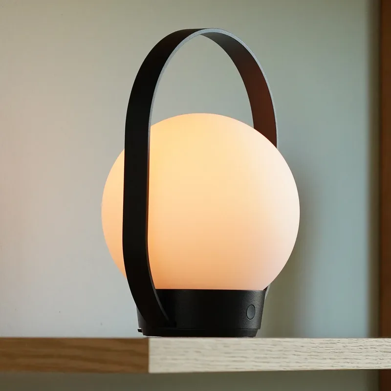 Palla T1 Portable Taffellamp Black by Antidark – product photo