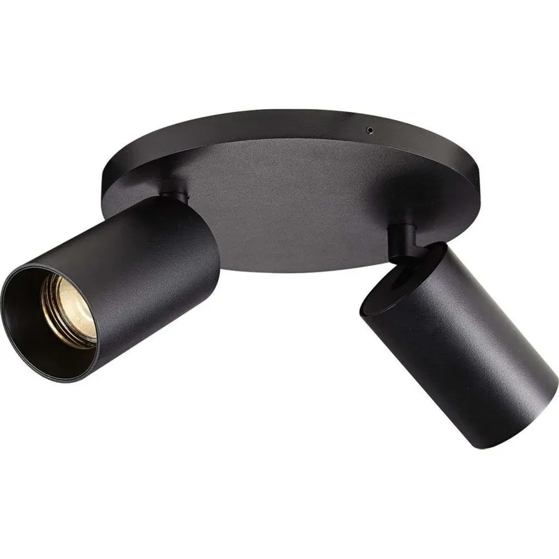 SpotOn Circle2 Plafond/Wandlamp Zwart fra Antidark – produktbillede