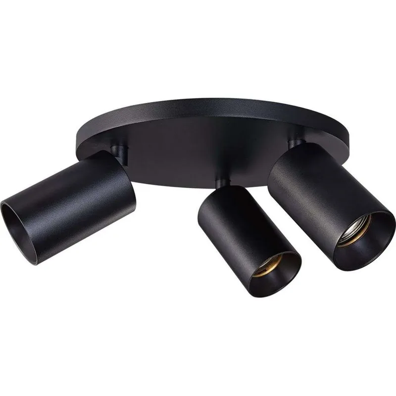 SpotOn Circle3 Plafond/Wandlamp Zwart by Antidark – product photo