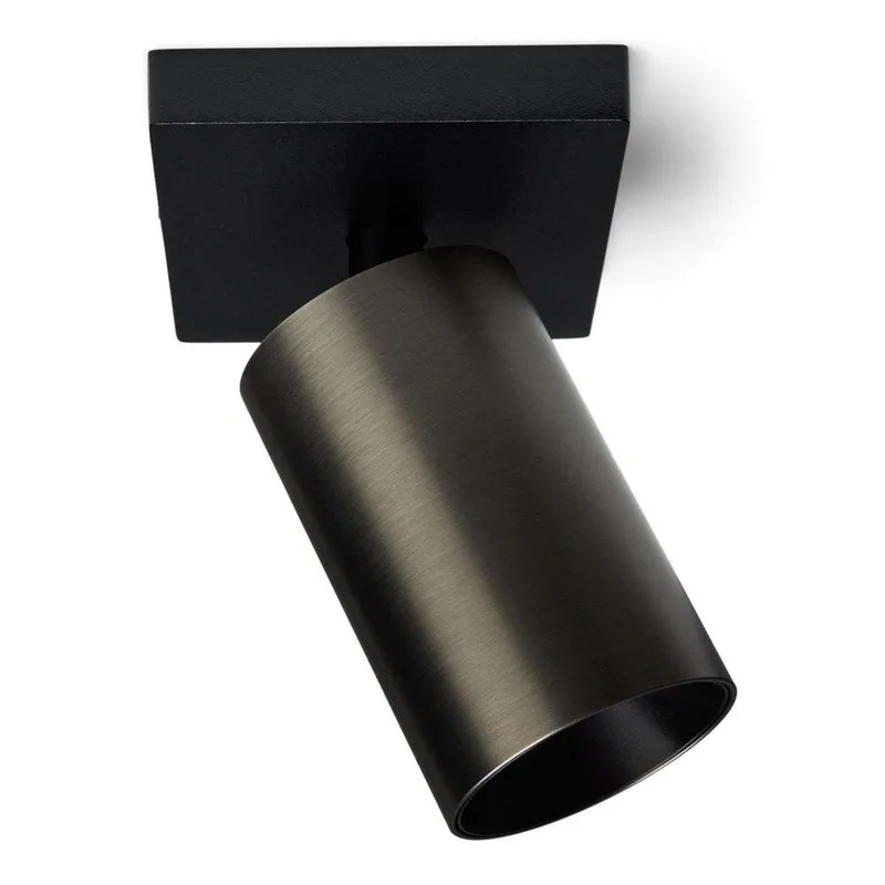 SpotOn1 Plafond/Wandlamp Zwart/Titanium by Antidark – product photo