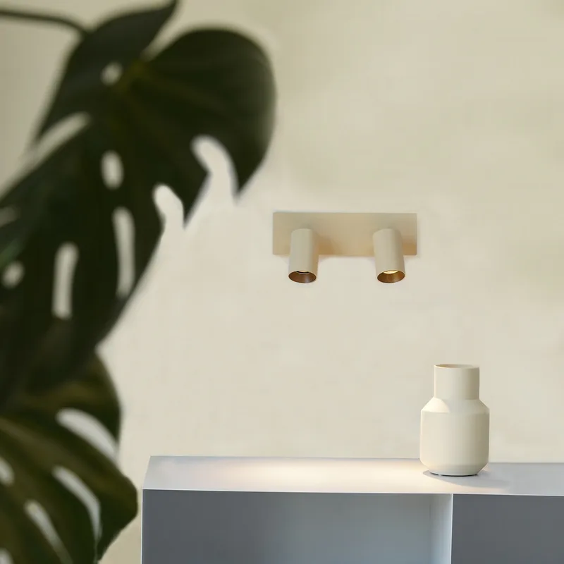SpotOn2 spot, metaal, beige, 2-lamps by Antidark – product photo
