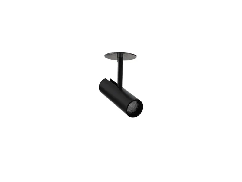 Tube Slim LED inbouwspot, 2700K, dimbaar, zwart von Antidark – Produktfoto