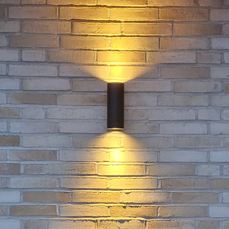Tubus Outdoor Up/Down W212 LED Wandlamp Zwart by Antidark – product photo