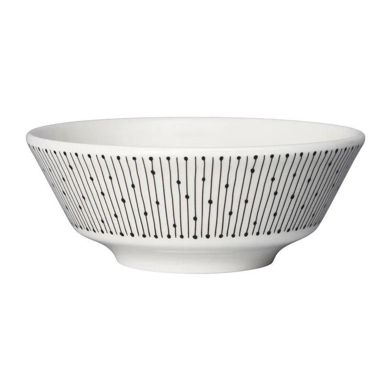 Mainio Sarastus Schale Ø13cm Schwarz-weiß by Arabia – product photo