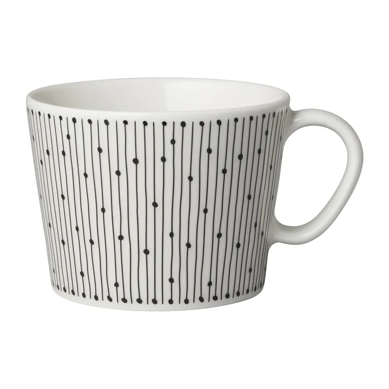 Mainio Sarastus Tasse 17cl Schwarz-weiß by Arabia – product photo