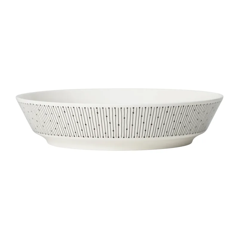 Mainio Sarastus tiefer Teller Ø23cm Schwarz-weiß by Arabia – product photo