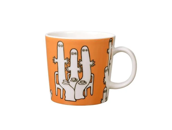 Moomin Arabia Hattifattener Moomin mok oranje von Arabia – Produktfoto
