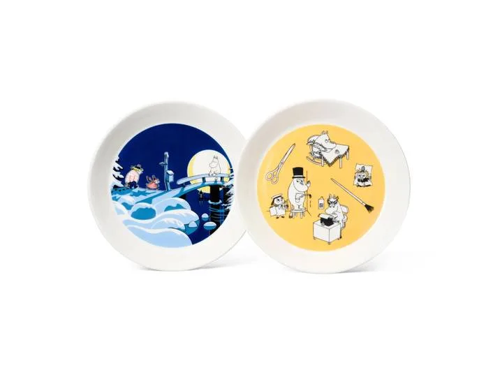 Moomin Arabia Moomin bordenset Office & Winternight Ø19 cm de Arabia – photo du produit