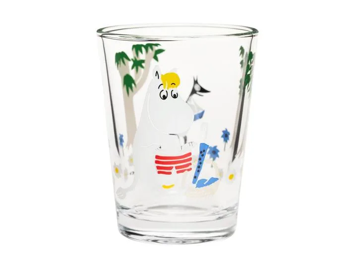 Moomin Arabia Moomin glas 22 cl. We gaan op vakantie von Arabia – Produktfoto