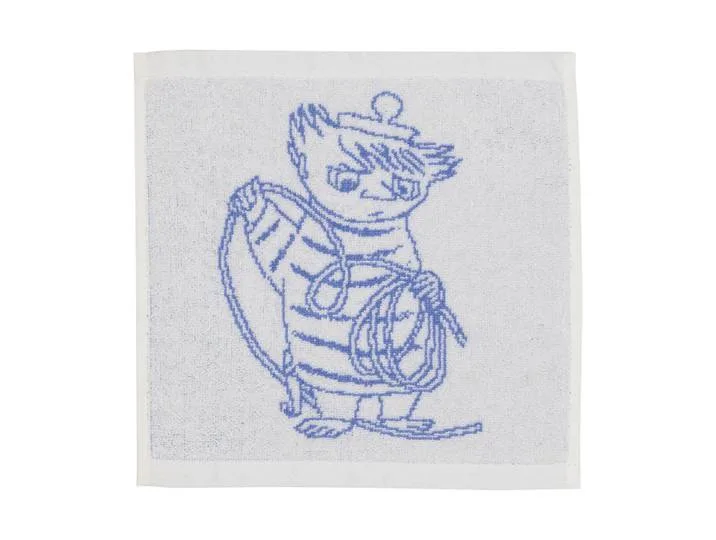 Moomin Arabia Moomin handdoek 25x25 cm Too-ticky, blauw von Arabia – Produktfoto