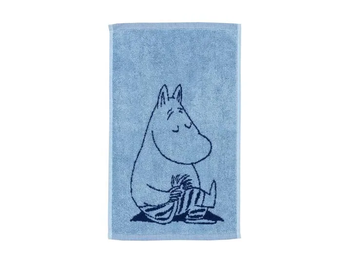 Moomin Arabia Moomin handdoek 30x50 cm Moomintrol marineblauw von Arabia – Produktfoto