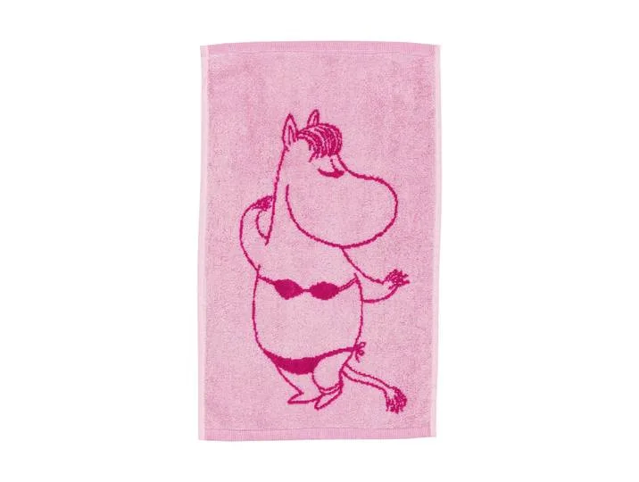 Moomin Arabia Moomin handdoek 30x50 cm Snorkmaiden roze von Arabia – Produktfoto