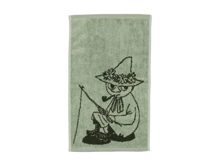 Moomin Arabia Moomin handdoek 30x50 cm Snufkin groen von Arabia – Produktfoto