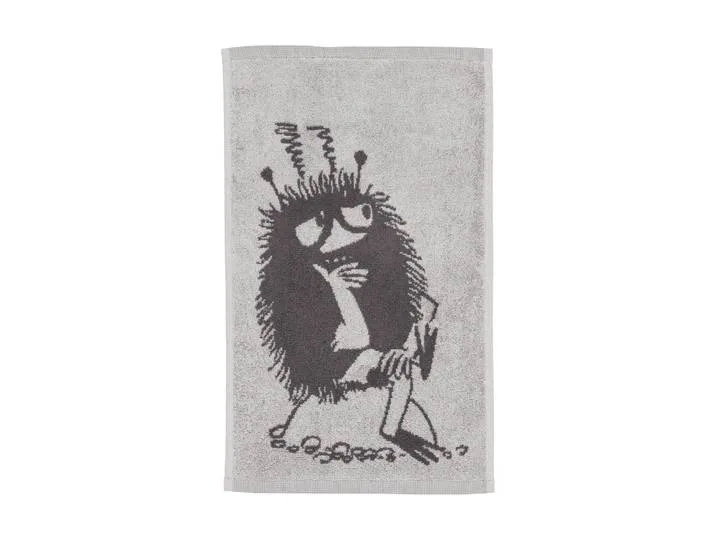 Moomin Arabia Moomin handdoek 30x50 cm Stinky, grijs von Arabia – Produktfoto