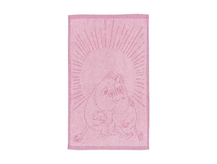 Moomin Arabia Moomin handdoek 30x50 cm Verliefd roze von Arabia – Produktfoto