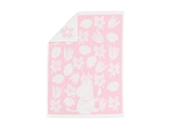 Moomin Arabia Moomin handdoek 50x70 cm Schelp roze von Arabia – Produktfoto