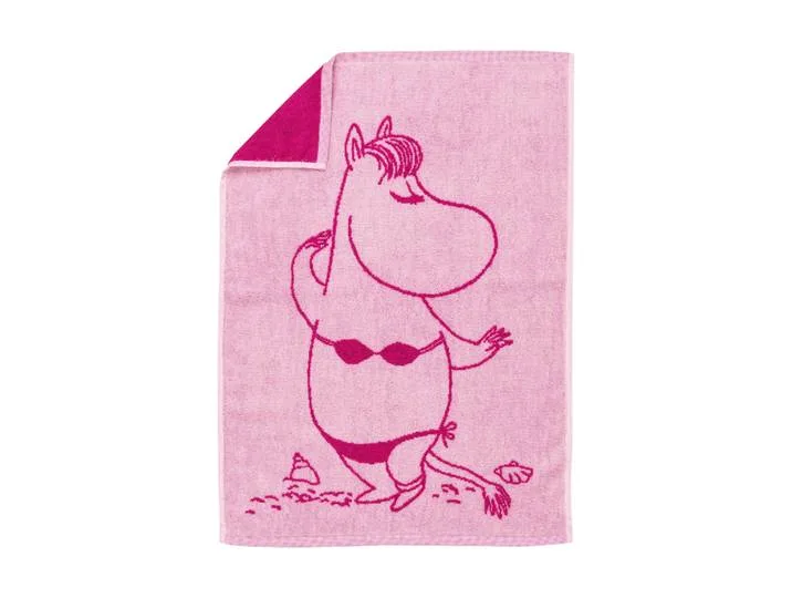 Moomin Arabia Moomin handdoek 50x70 cm Snorkmaiden roze von Arabia – Produktfoto