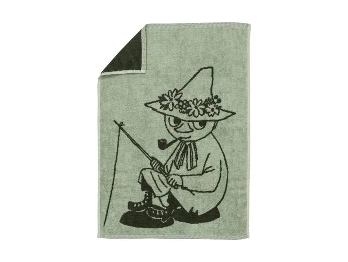 Moomin Arabia Moomin handdoek 50x70 cm Snufkin groen de Arabia – photo du produit