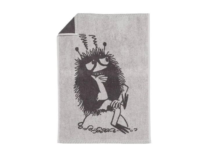 Moomin Arabia Moomin handdoek 50x70 cm Stinky, grijs de Arabia – photo du produit