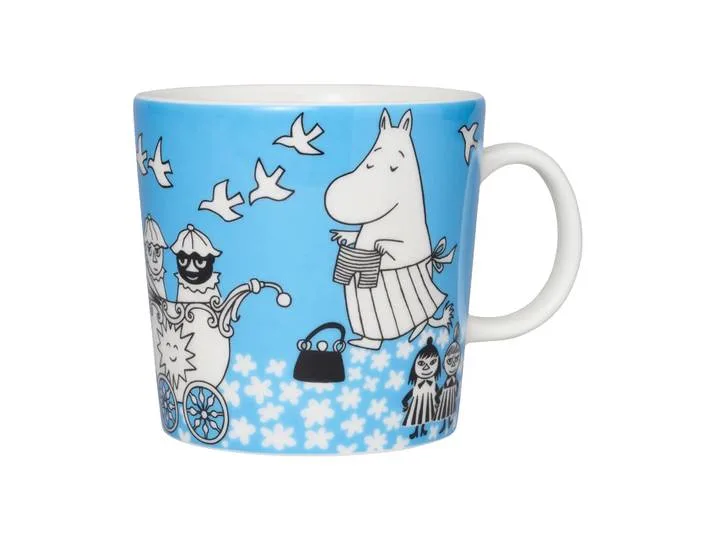 Moomin Arabia Moomin Vrede mok 40 cl. Blauw von Arabia – Produktfoto