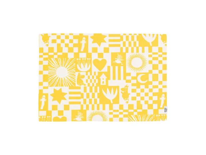 Moomin Arabia Party Moomin placemat 31x46 cm Geel von Arabia – Produktfoto