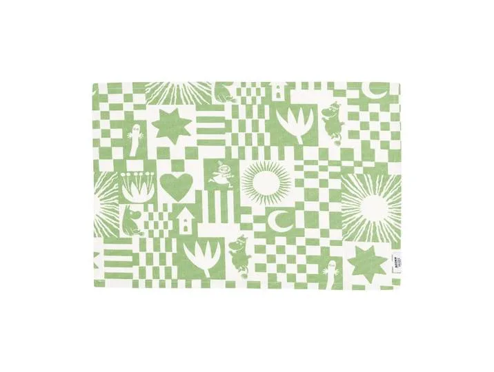 Moomin Arabia Party Moomin placemat 31x46 cm Groen von Arabia – Produktfoto