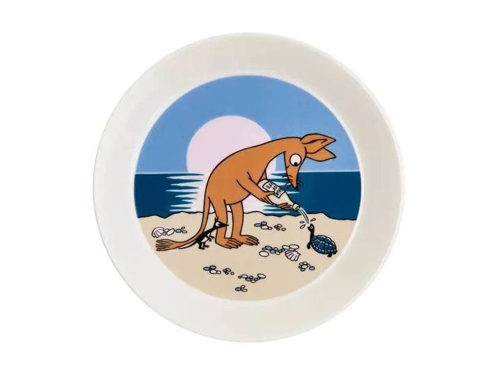 Moomin Arabia Sniff Moomin bord Ø19 cm Blauw von Arabia – Produktfoto