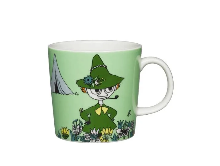 Moomin Arabia Snufkin Moomin mok groen von Arabia – Produktfoto