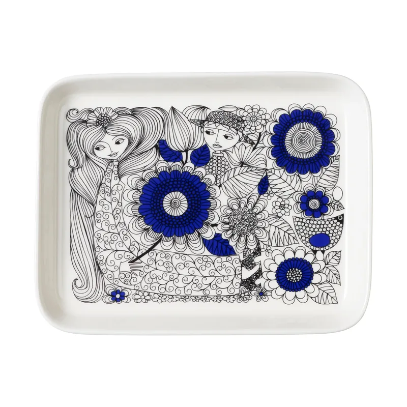 Pastoraali Teller 15x19 cm Blau-weiß by Arabia – product photo