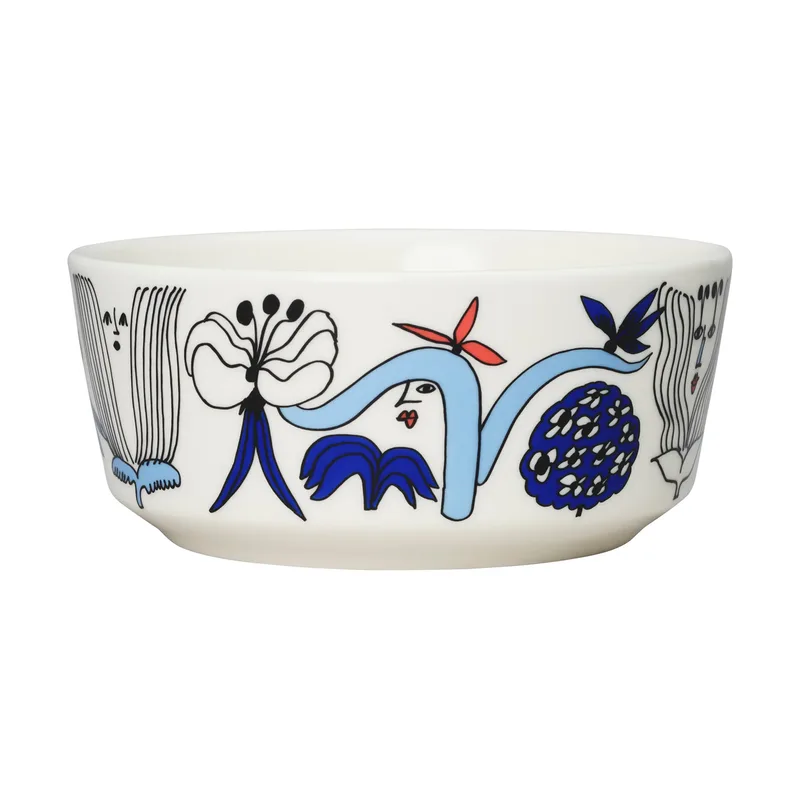 Puutarhurit Schale Ø15 cm Blau-weiß-rot by Arabia – product photo