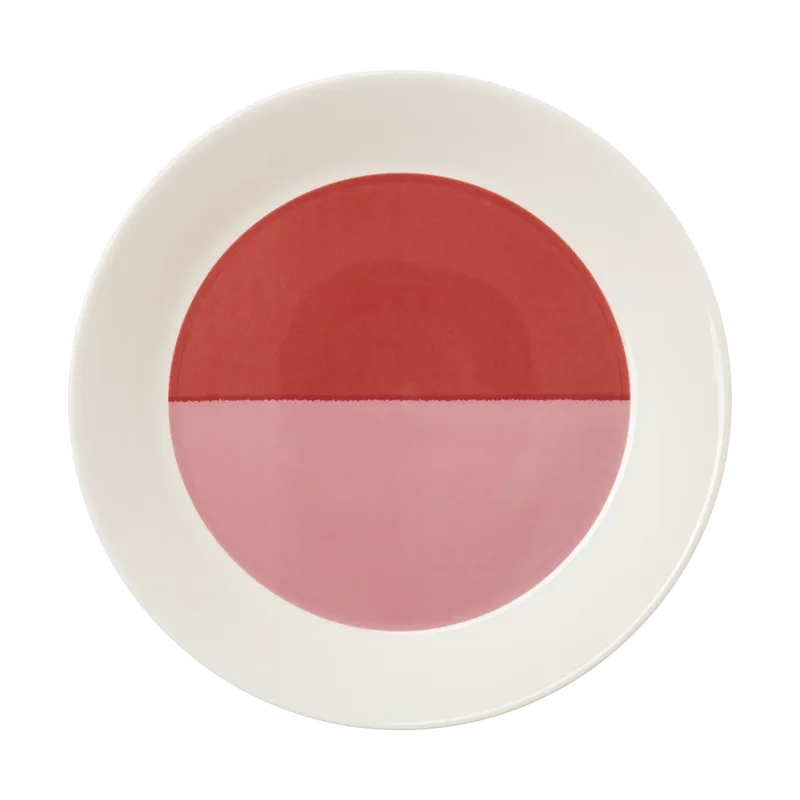 Vuokko Teller Ø22 cm 2-Farbe rosa-rot van Arabia – productfoto