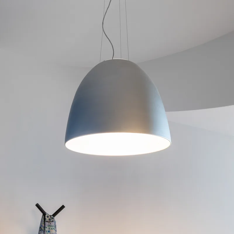 Alleen app LED hanglamp metaalgrijs - Artemide Nur App - Woonkamer - Designer - 1 lamp by Artemide – product photo