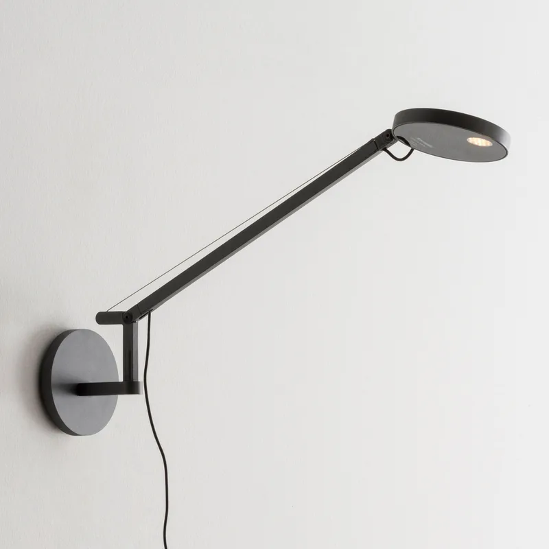Demetra Micro LED-Wandleuchte, 3.000 K, grau van Artemide – productfoto