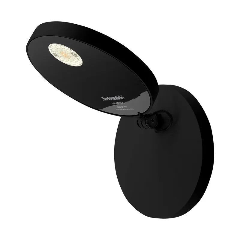 Demetra spot, dimbaar 2.700 K zwart - Artemide Demetra Spotlight - Woonkamer - Designer - Metaal - Rond von Artemide – Produktfoto