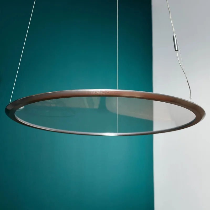 Discovery hanglamp horizontaal aluminium - Artemide - Woonkamer - Designer - Metaal - 1 lamp von Artemide – Produktfoto