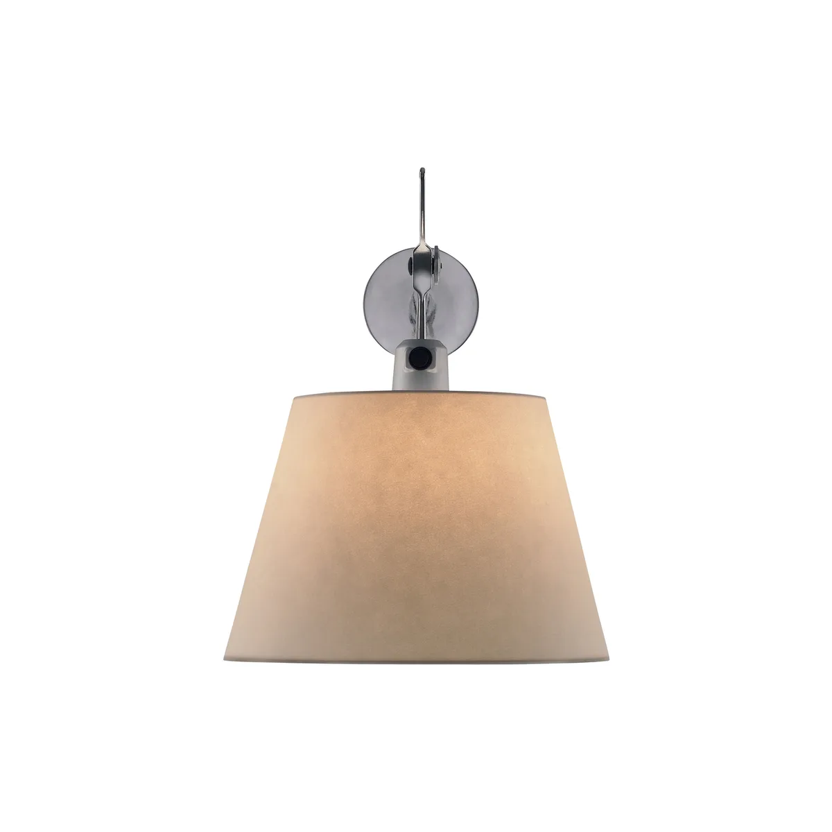 Drehbare Wandleuchte Tolomeo - Beige - Pergamentpapier - Designer Michele de Lucchi von Artemide – Produktfoto