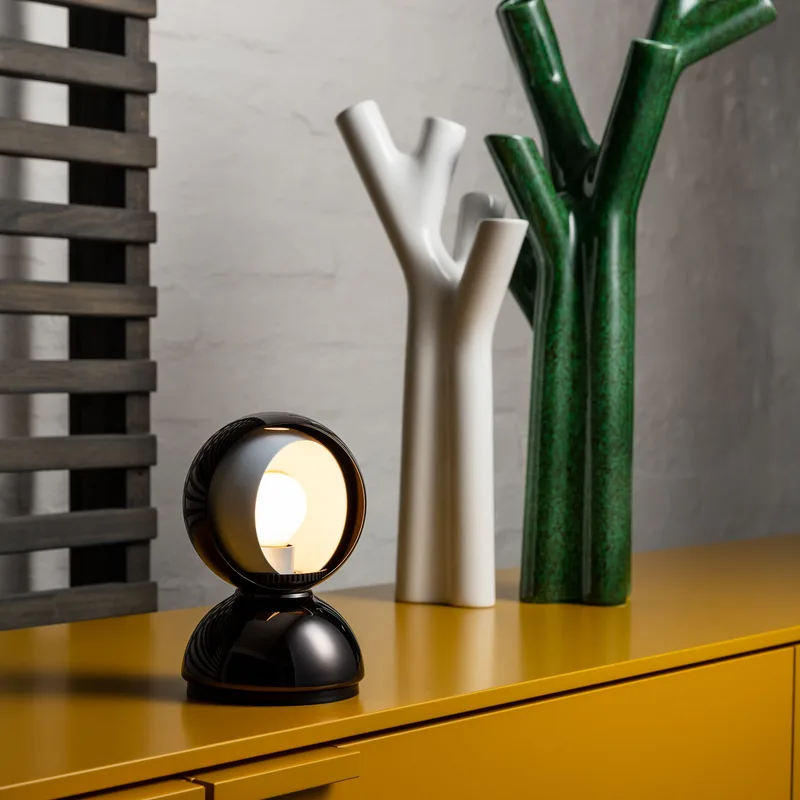 Eclisse Taffellamp Matt Black - Artemide - Woonkamer - Designer - Metaal von Artemide – Produktfoto