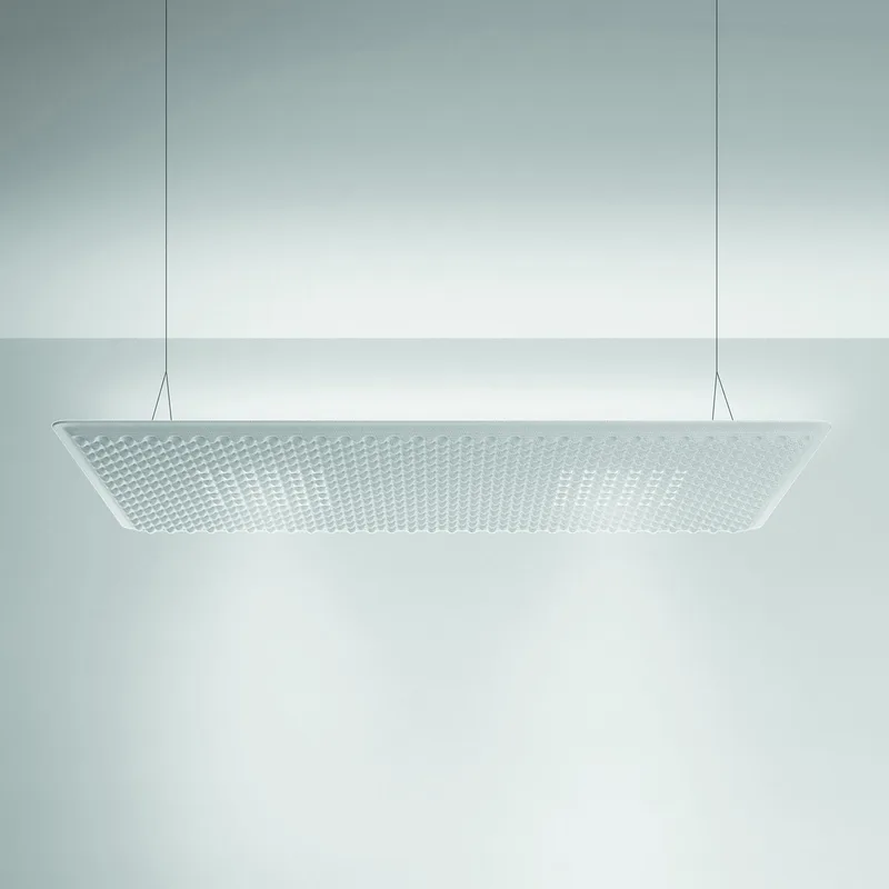 Eggboard Matrix Up/Down LED-Hängeleuchte, weiß, 160 cm, 3.000 K by Artemide – product photo