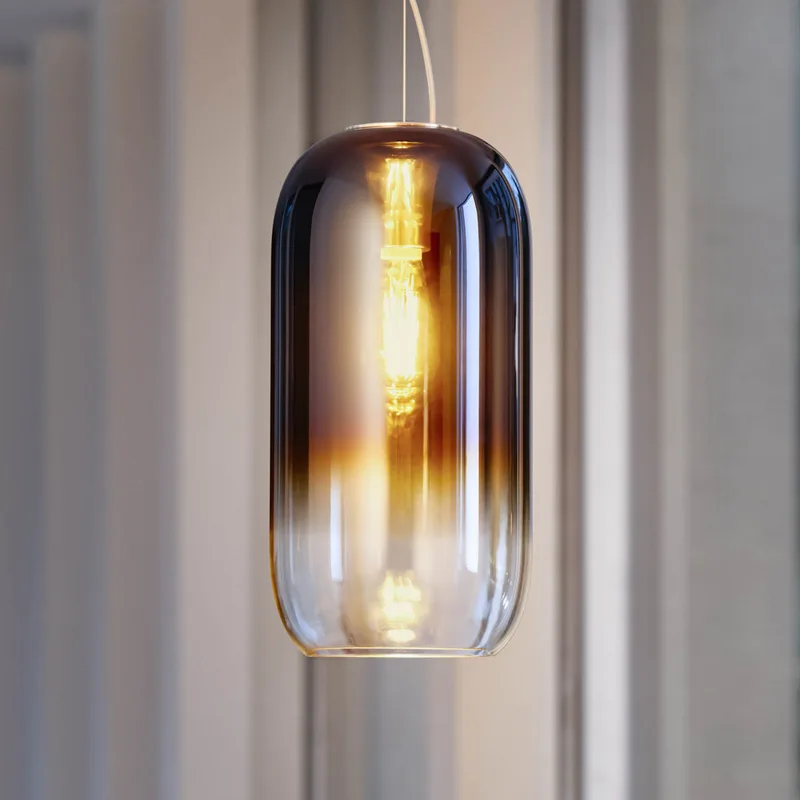 Gople Hanglamp Blue Sapphire/Black - Artemide - Woonkamer - Designer - Glas - 1 lamp von Artemide – Produktfoto