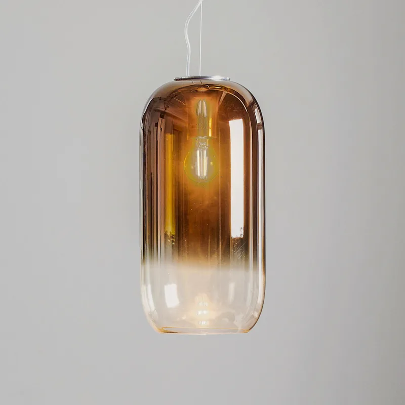 Gople Hanglamp Bronze - Artemide - Woonkamer - Designer - Glas - 1 lamp von Artemide – Produktfoto
