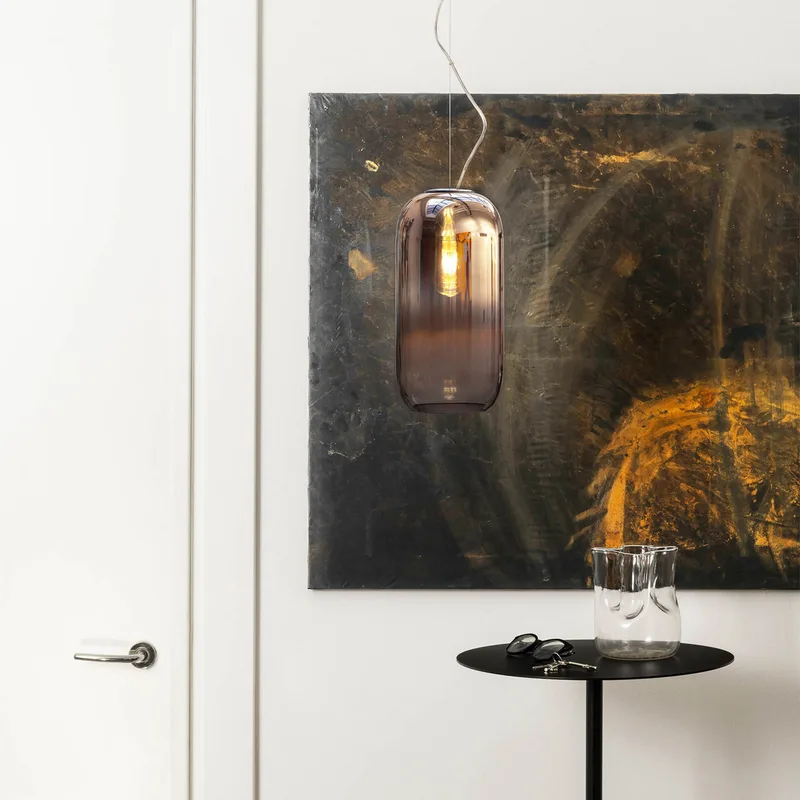 Gople Hanglamp Bronze/Black - Artemide - Woonkamer - Designer - Glas - 1 lamp von Artemide – Produktfoto