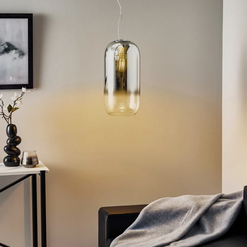 Gople Hanglamp Silver - Artemide - Woonkamer - Designer - Glas - 1 lamp von Artemide – Produktfoto