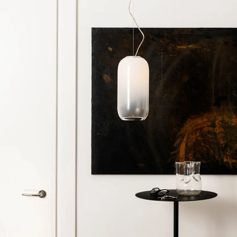 Gople Hanglamp White/Alu - Artemide - Woonkamer - Designer - Glas - 1 lamp von Artemide – Produktfoto