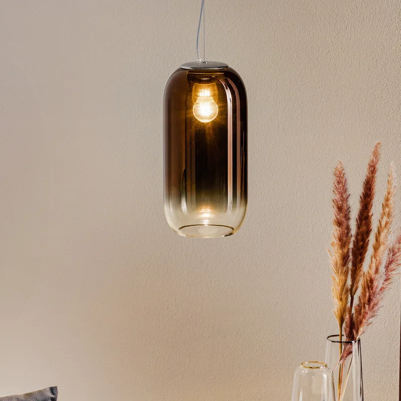 Gople Mini Hanglamp Bronze - Artemide - Woonkamer - Designer - Glas - 1 lamp von Artemide – Produktfoto
