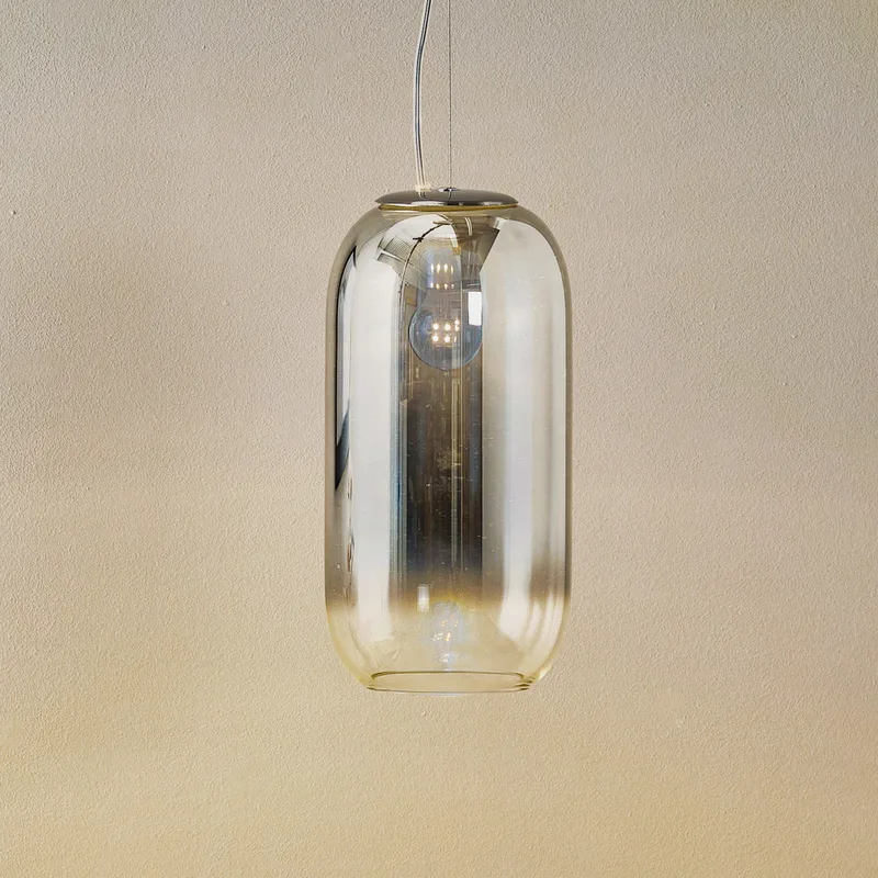 Gople Mini Hanglamp Silver - Artemide - Woonkamer - Designer - Glas - 1 lamp von Artemide – Produktfoto