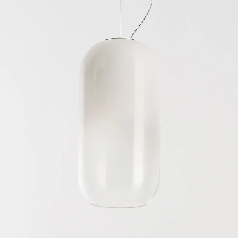 Gople Mini Hanglamp White - Artemide - Woonkamer - Designer - Glas - 1 lamp von Artemide – Produktfoto