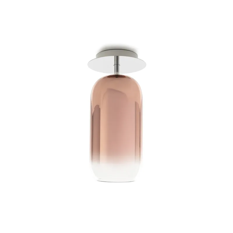 Gople Mini Plafondlamp Copper - Artemide - Woonkamer - Designer - Glas - Met afstand von Artemide – Produktfoto