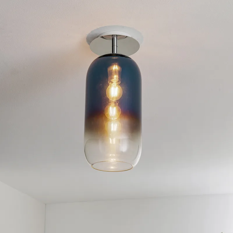 Gople Plafondlamp Blue Sapphire - Artemide - Woonkamer - Designer - Glas - Met afstand von Artemide – Produktfoto